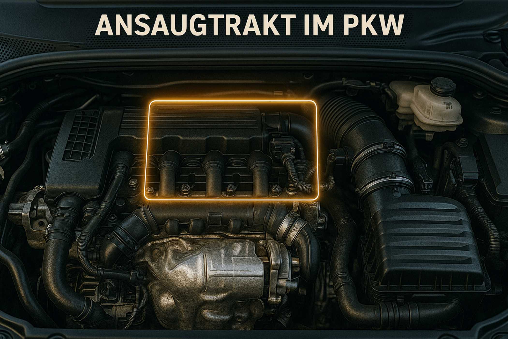 Ansaugtrakt im Auto