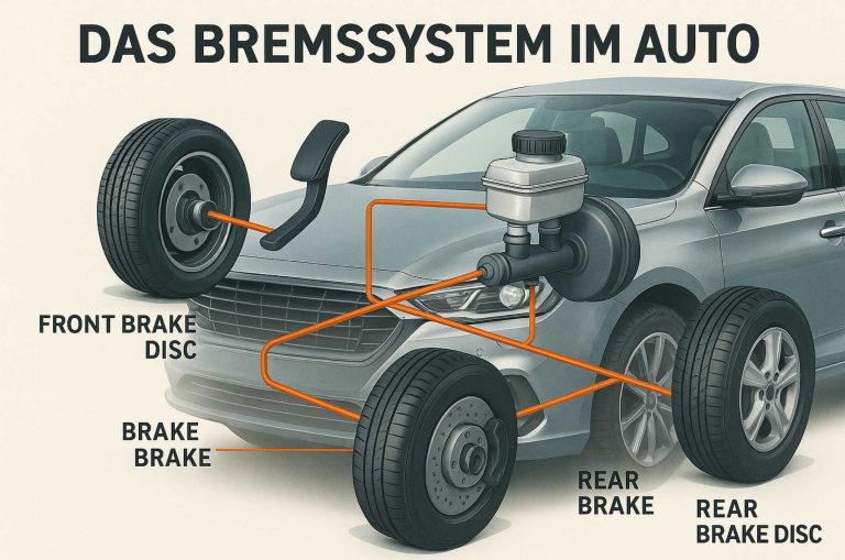 Bremssystem im Auto
