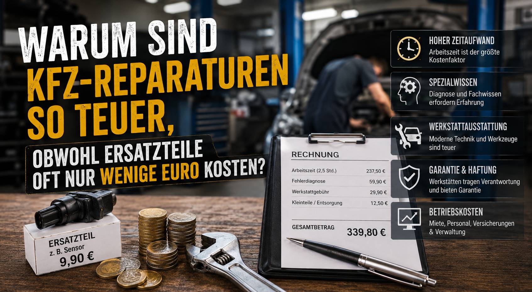 KFZ Reparaturkosten