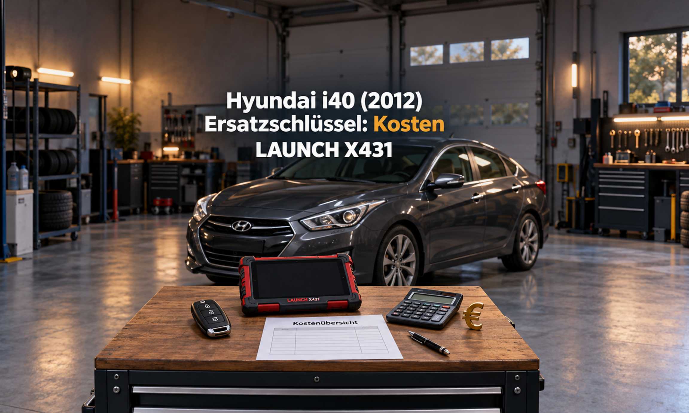 Ersatzschlüssel Hyundai i40 LAUNCH X431