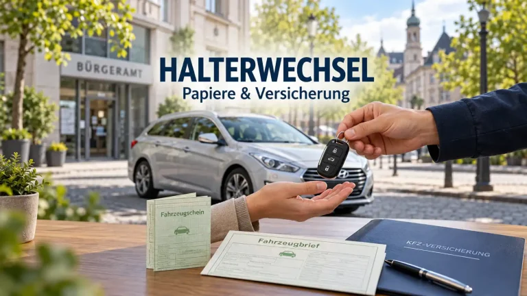 Halterwechsel Papiere, Versicherung